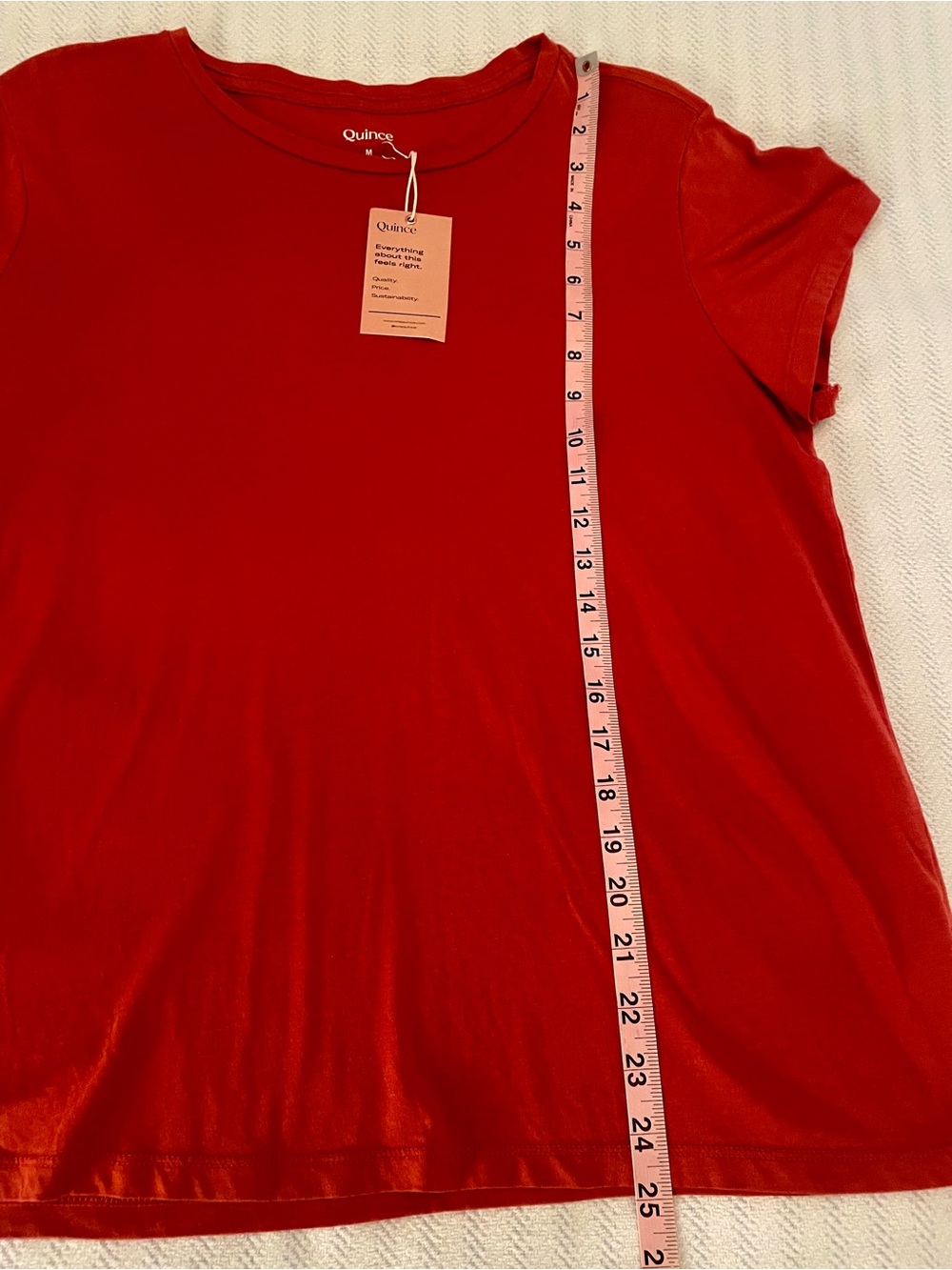 NWT Quince Cotton Modal Crewneck Swing T-Shirt Bundle - Set of 2 (Medium) - Picture 4 of 7